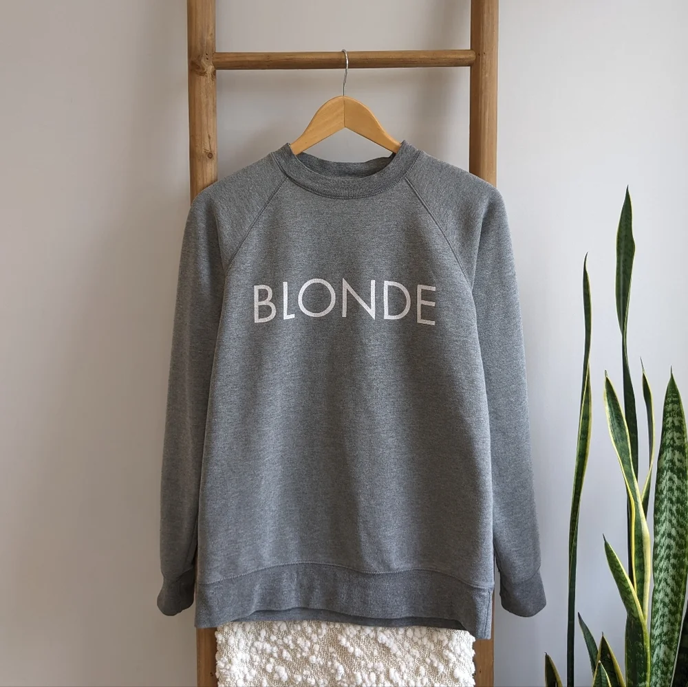 Brunette The Label Blonde Crewneck Sweater - Picture 2 of 10